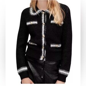 Maje Moopy Cardigan Sweater